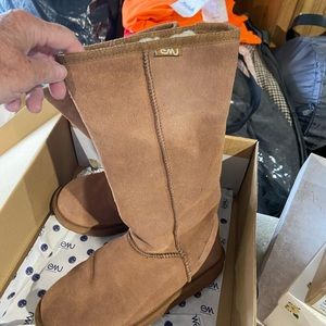 EMU tan suede boots